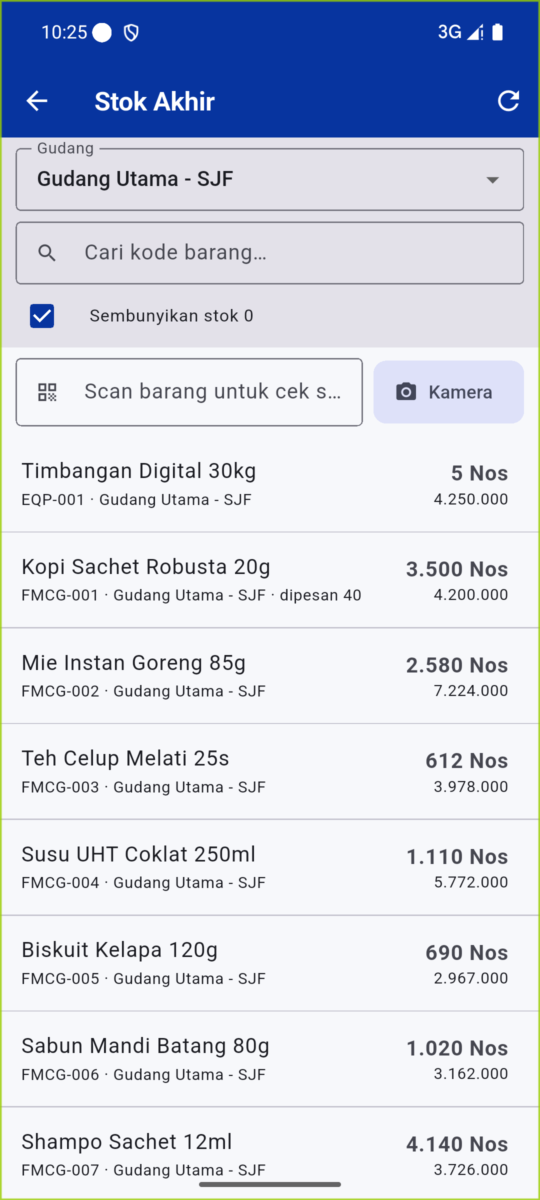 13 stok akhir - PT Digital Asia Solusindo - Warehouse Management System
